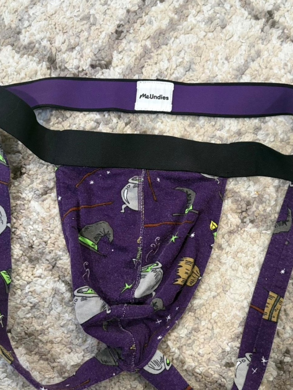 Me Undies LARGE Halloween Witch Jockstrap